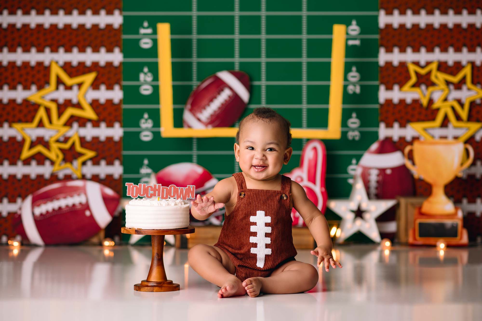 Grey_Lace_Photography_One_Year_Smash_Boy_Football_Sports_Smash_Cake